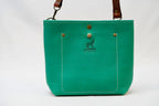 The Wolfpack Series 13 - Green Leather, Antique Brass Hardware
