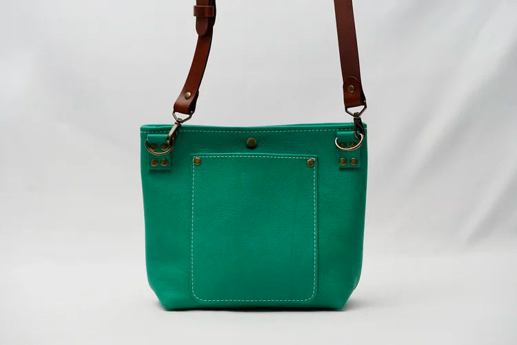 The Wolfpack Series 13 - Green Leather, Antique Brass Hardware