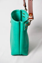The Wolfpack Series 13 - Green Leather, Antique Brass Hardware