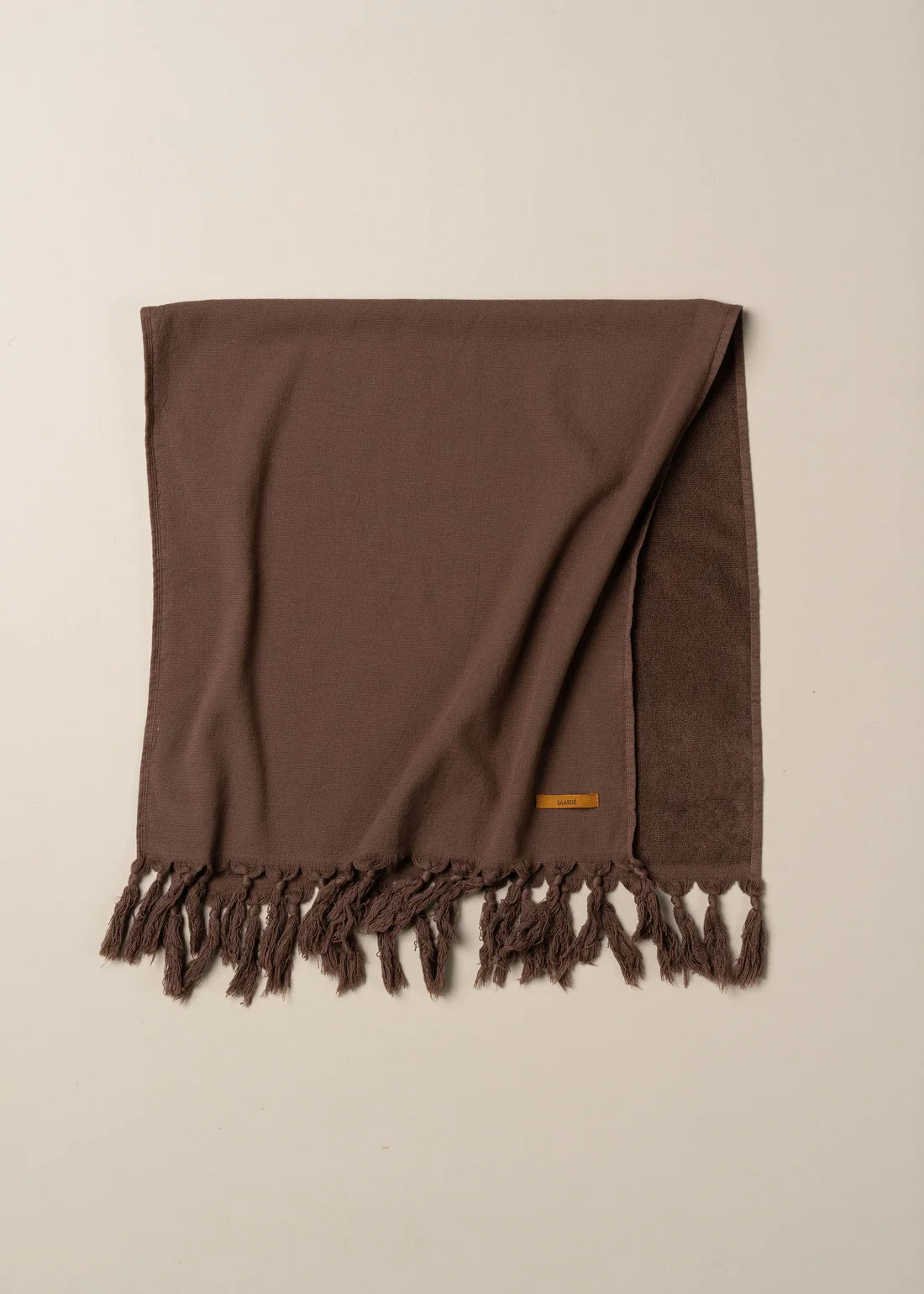 Vintage Wash Hand Towel | Chocolate