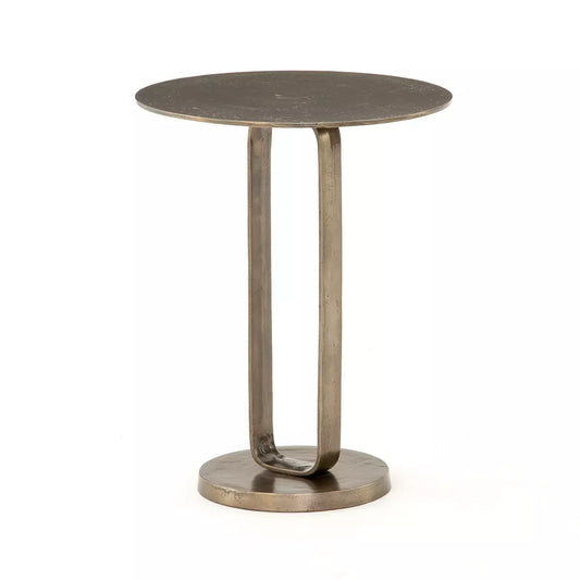 Douglas End Table - Aged Bronze