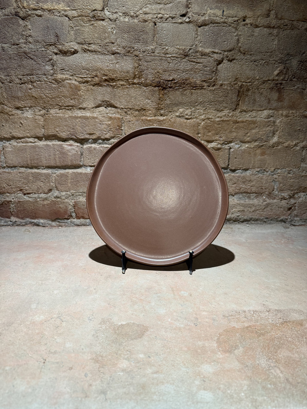 AM Urban Dinner Plate- Coffee