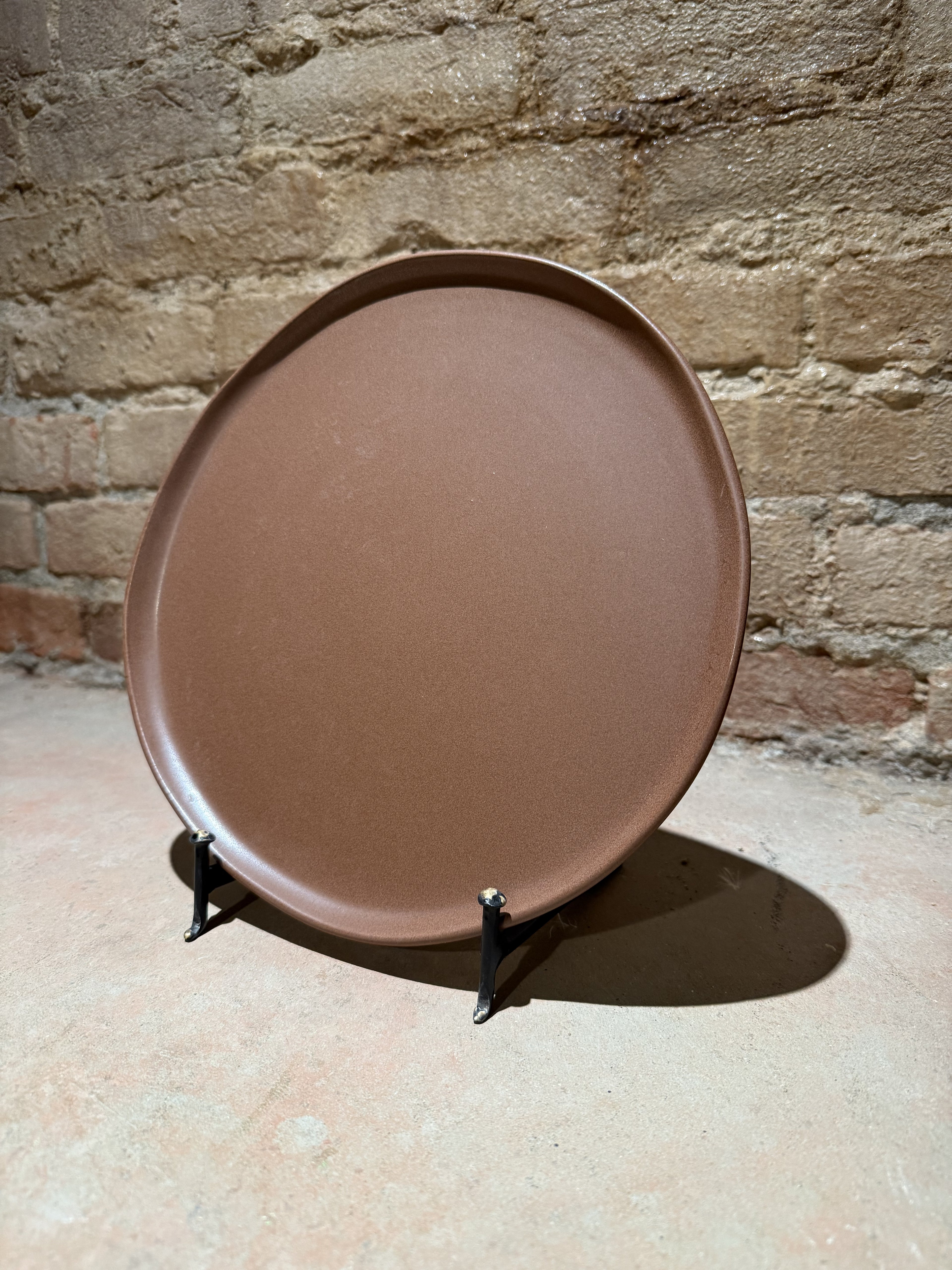 AM Urban Dinner Plate- Coffee