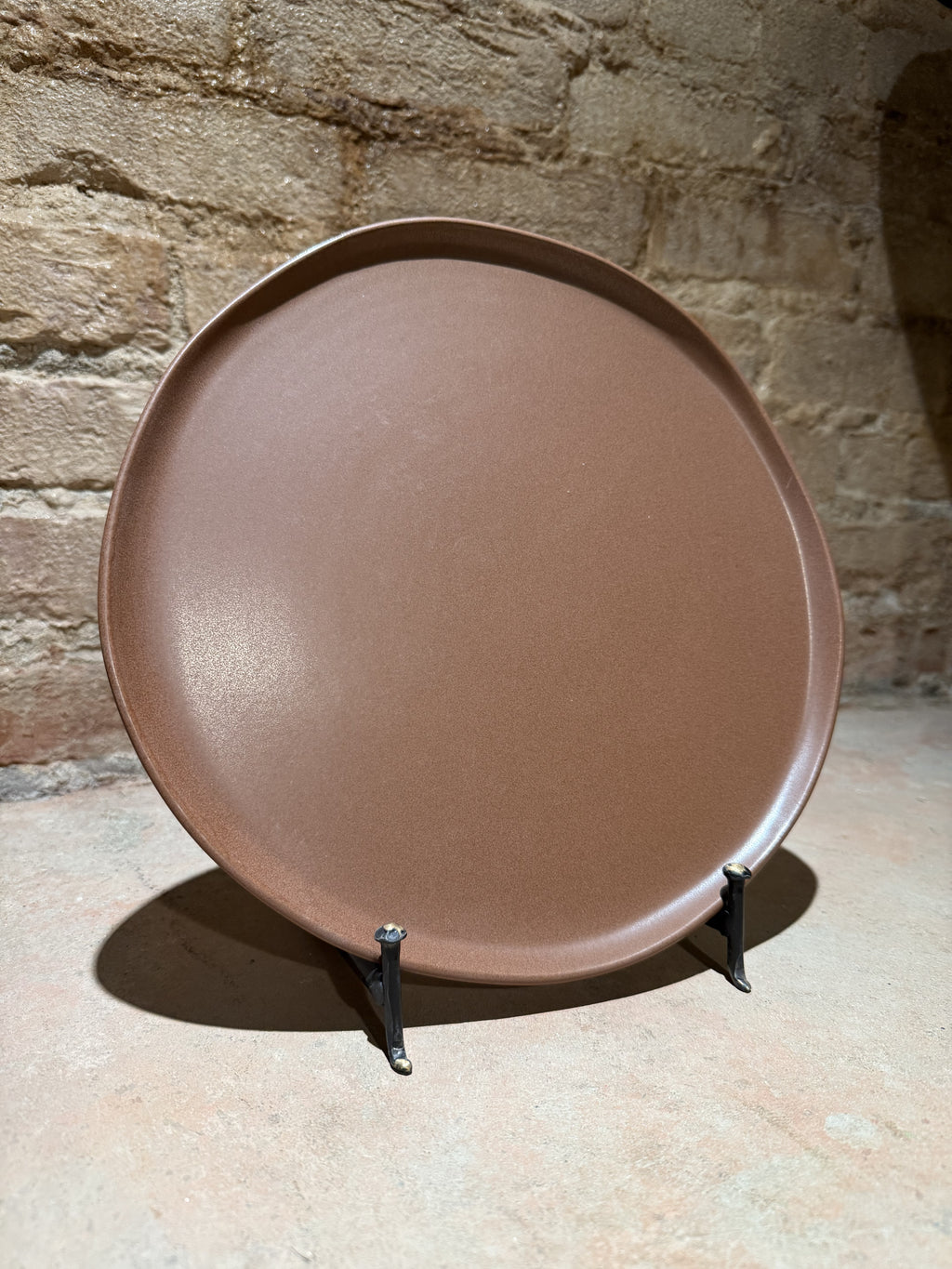 AM Urban Dinner Plate- Coffee
