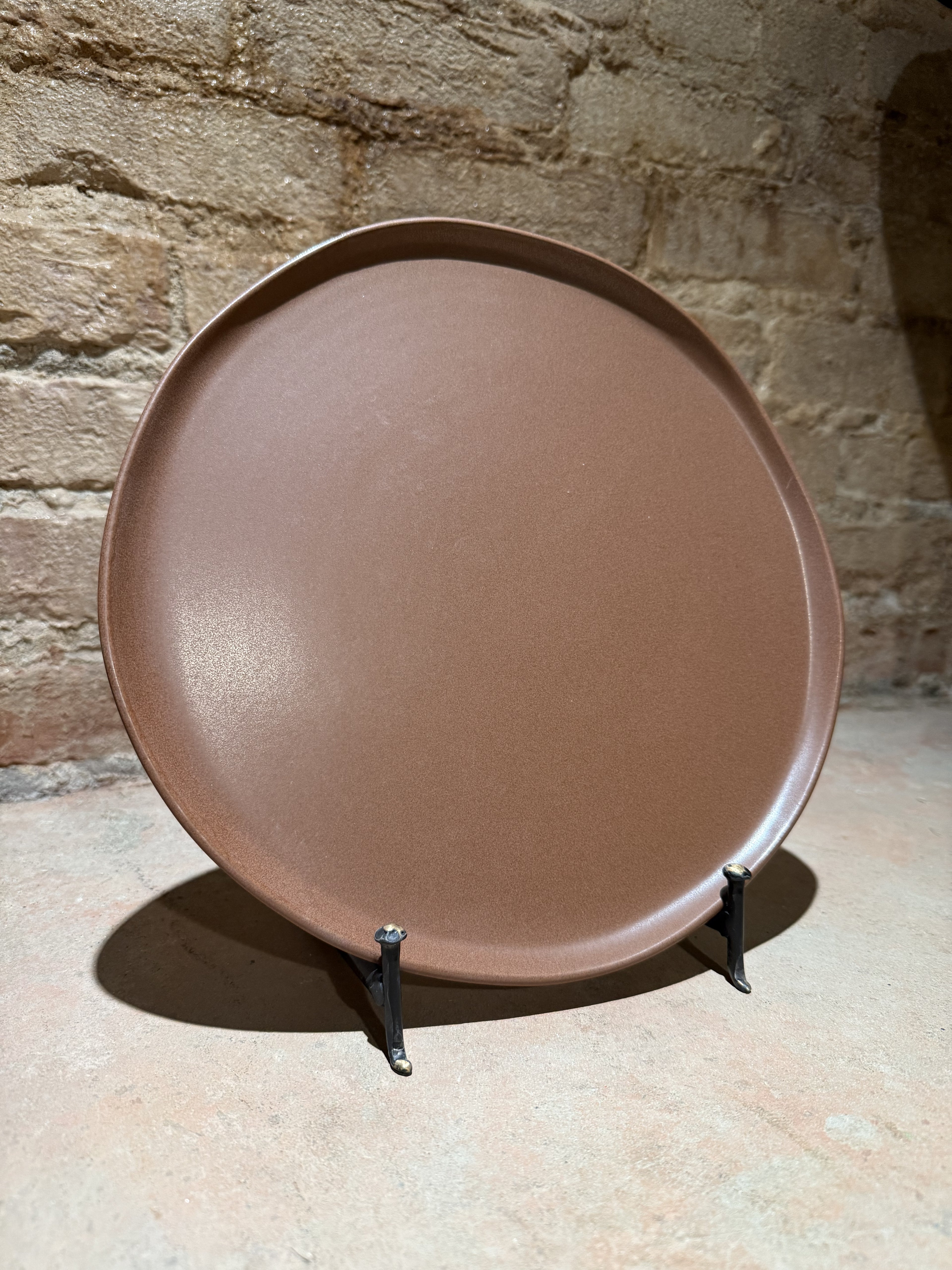 AM Urban Dinner Plate- Coffee