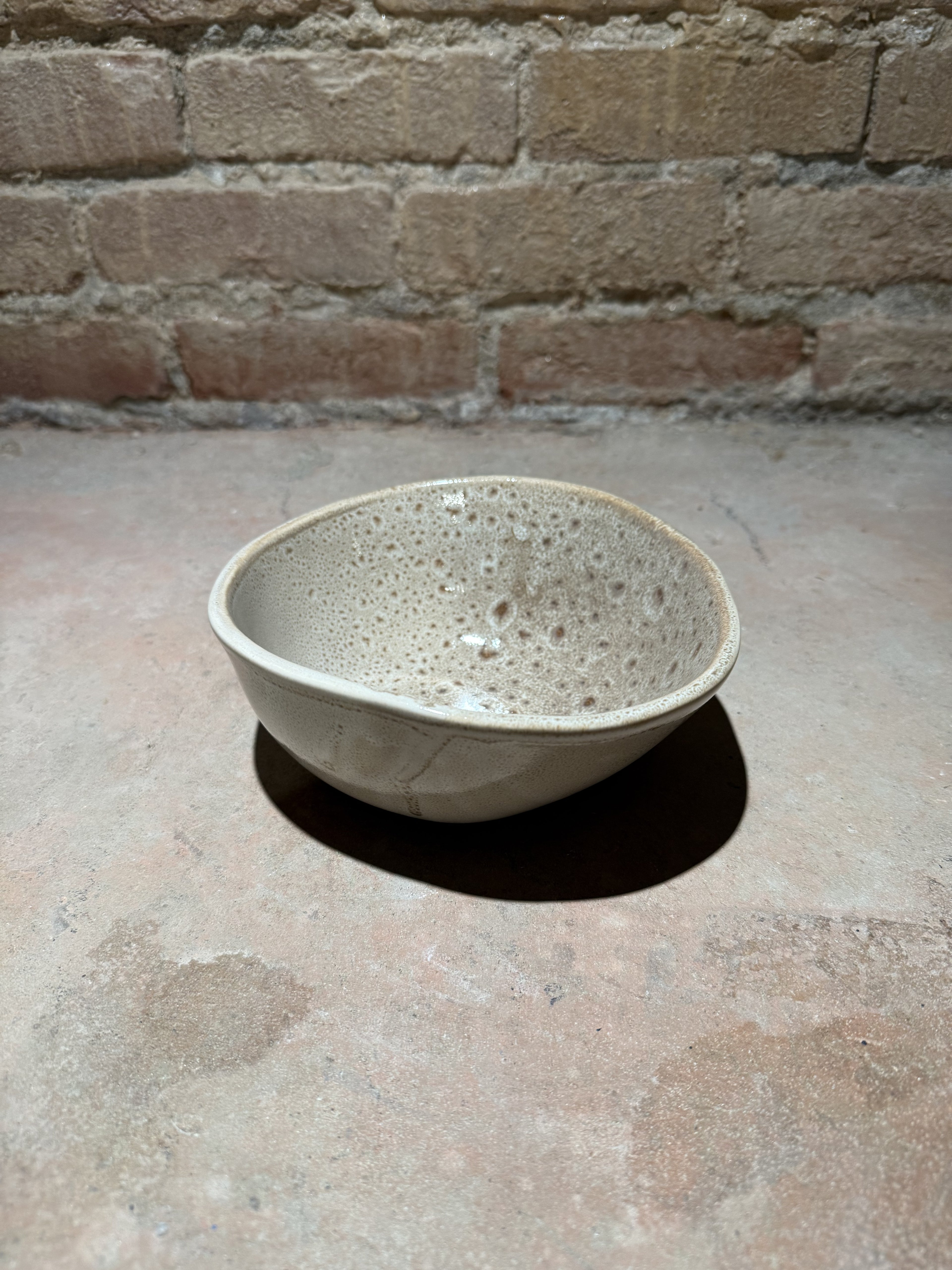 AM 7" Dinner Bowl - Speckled Brown