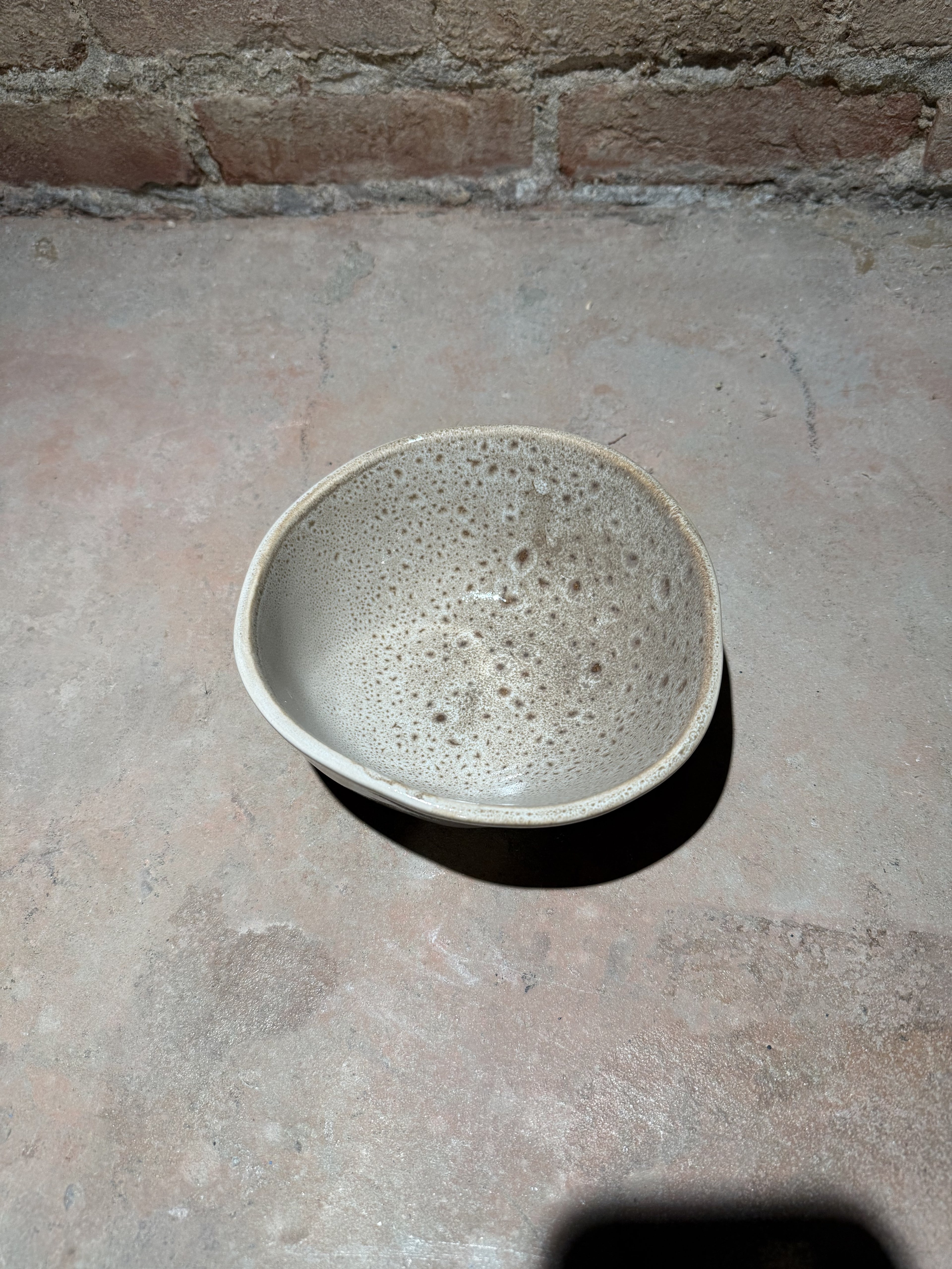 AM 7" Dinner Bowl - Speckled Brown