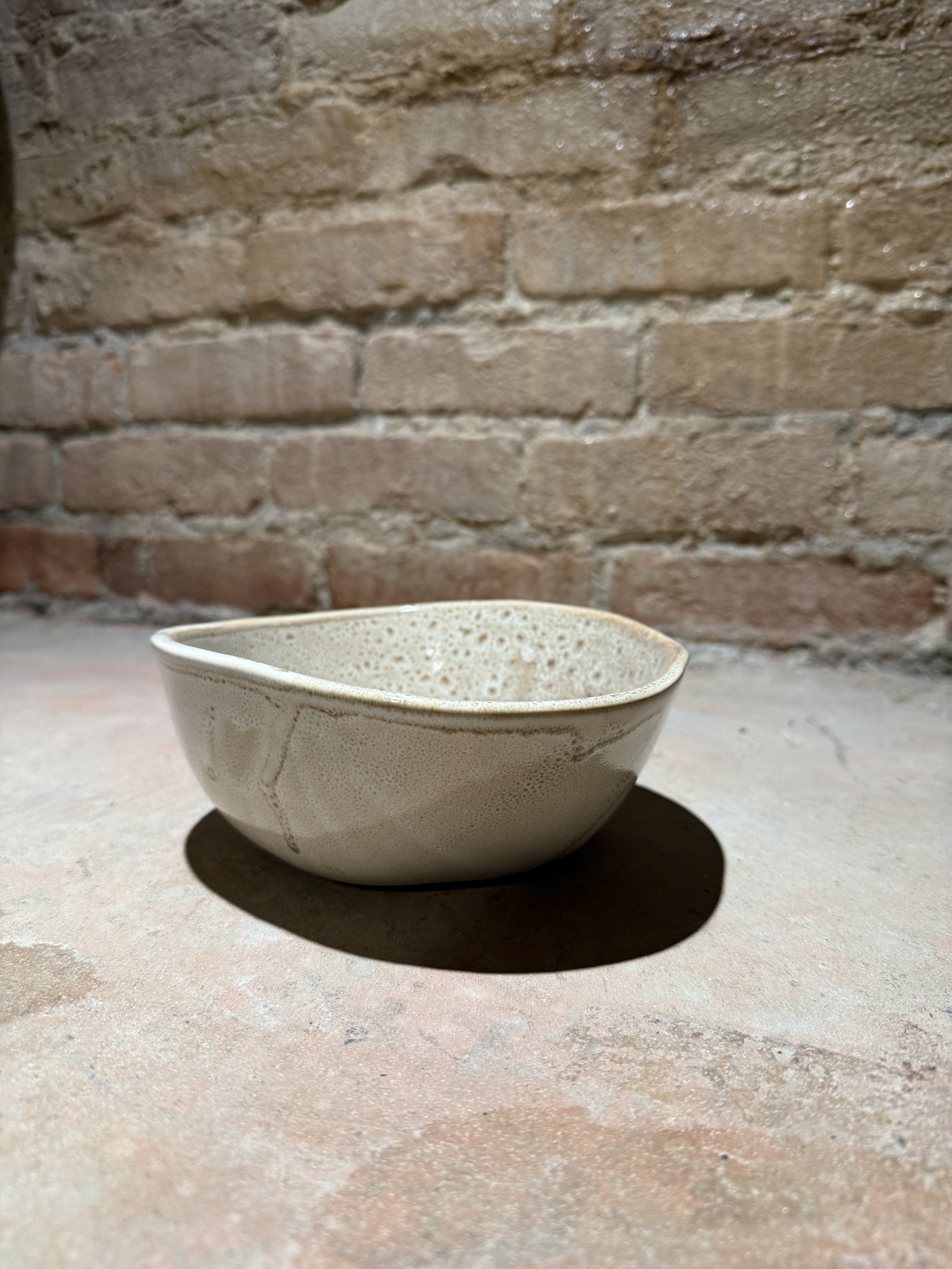 AM 7" Dinner Bowl - Speckled Brown