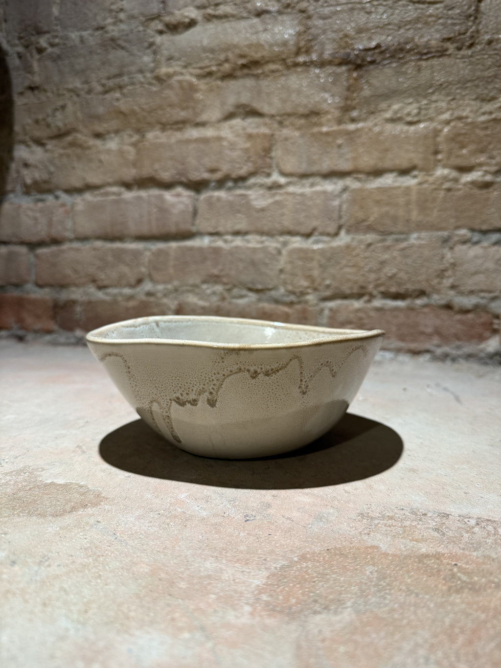AM 7" Dinner Bowl - Speckled Brown