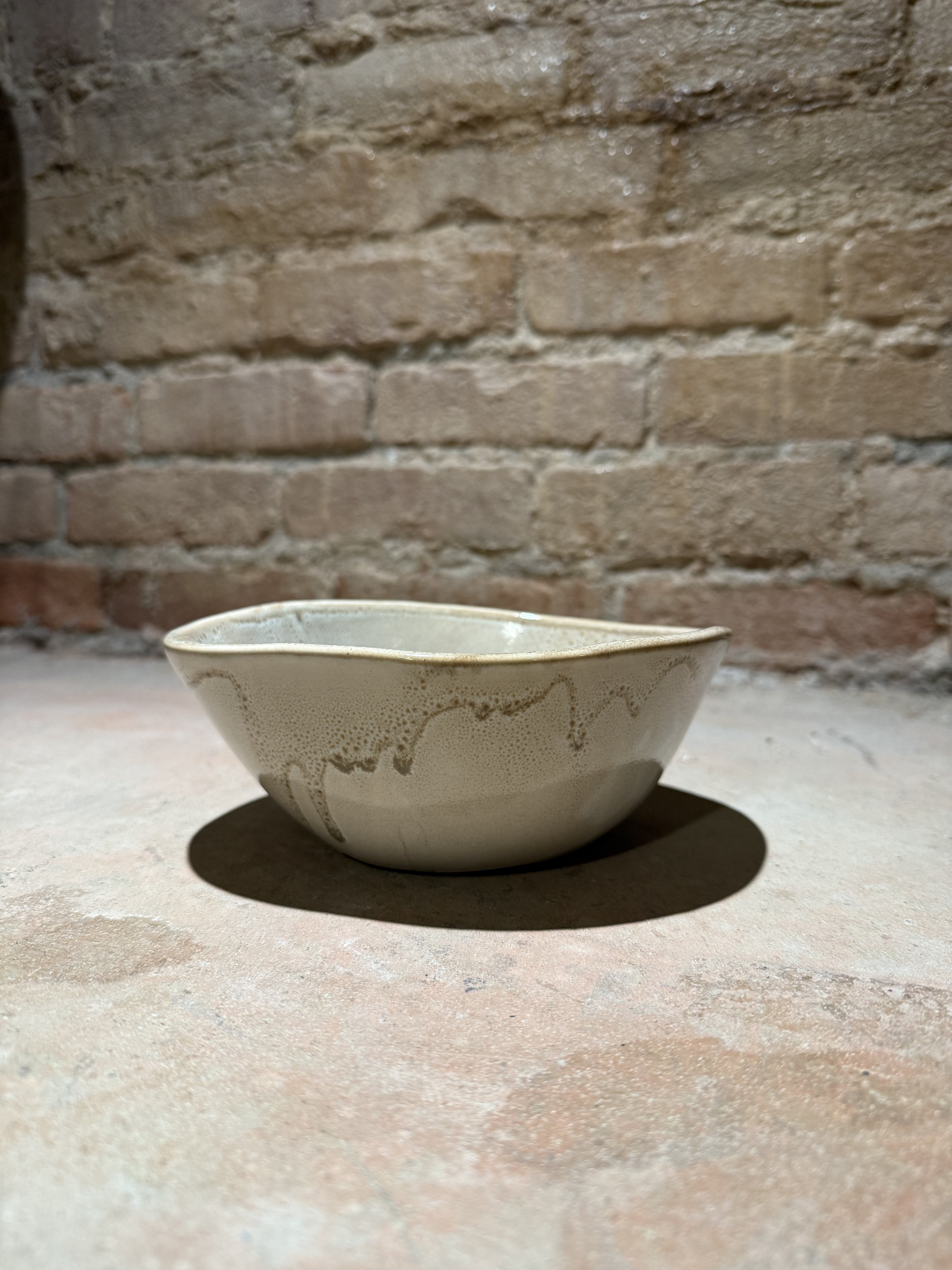 AM 7" Dinner Bowl - Speckled Brown