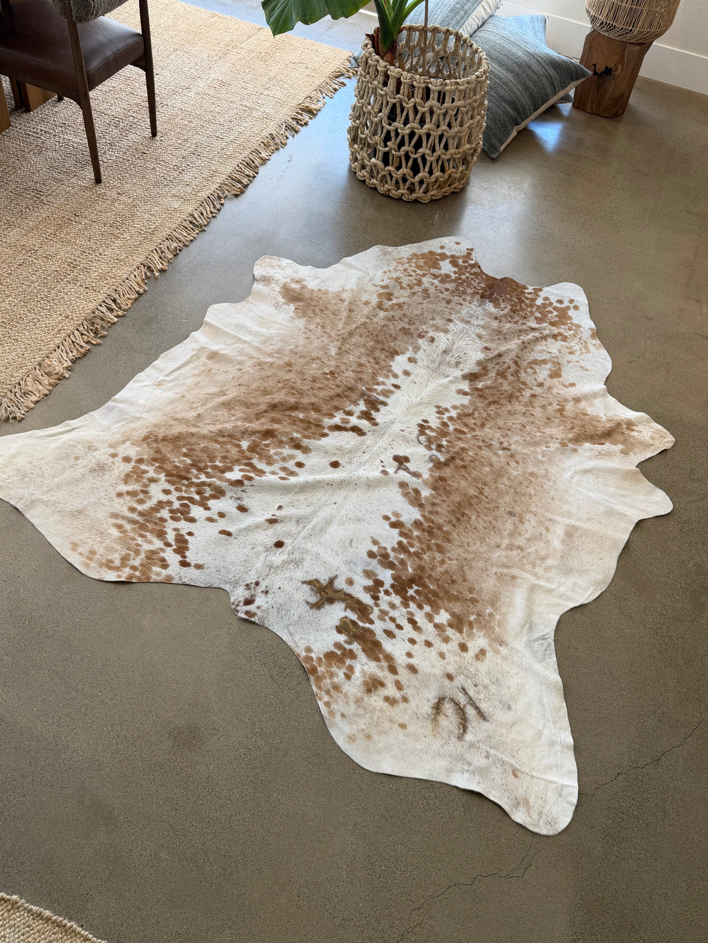 Authentic Brazilian Cowhide Rug