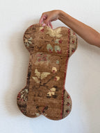 One-of-a-Kind Vintage Turkish Pet Bowl Rug