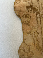 One-of-a-Kind Vintage Turkish Pet Bowl Rug