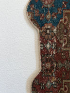 One-of-a-Kind Vintage Turkish Pet Bowl Rug