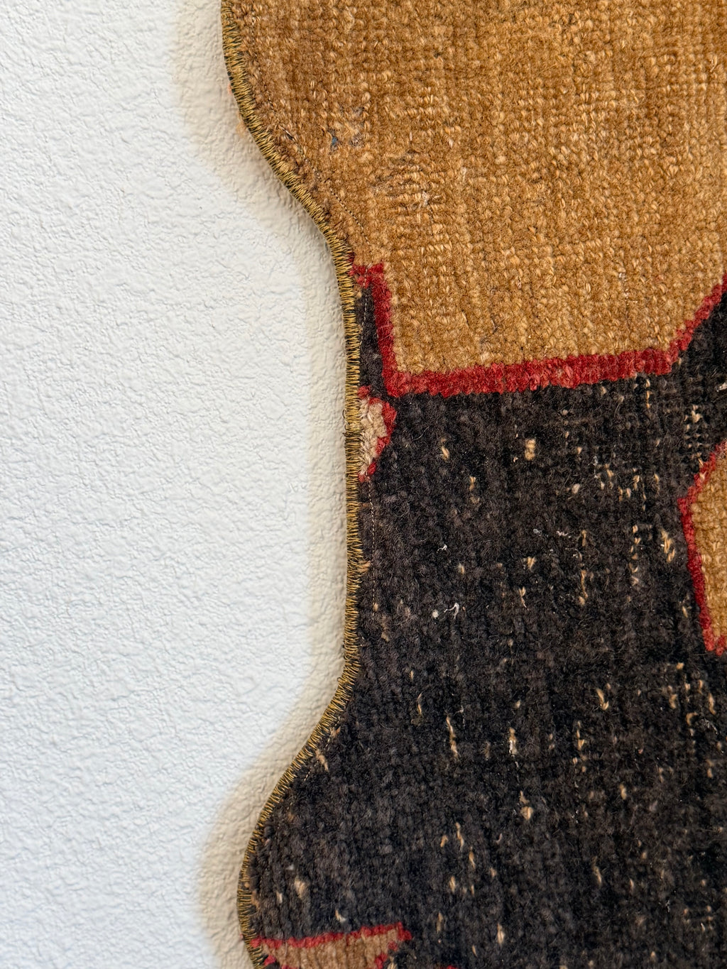 One-of-a-Kind Vintage Turkish Pet Bowl Rug