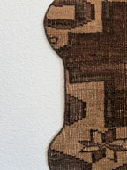 One-of-a-Kind Vintage Turkish Pet Bowl Rug