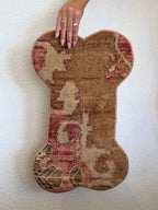 One-of-a-Kind Vintage Turkish Pet Bowl Rug