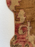 One-of-a-Kind Vintage Turkish Pet Bowl Rug