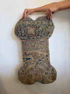 One-of-a-Kind Vintage Turkish Pet Bowl Rug