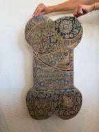 One-of-a-Kind Vintage Turkish Pet Bowl Rug