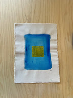 Original Color Studies on Raw Canvas by Rachel Barbera