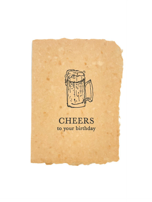 Cheers folded card