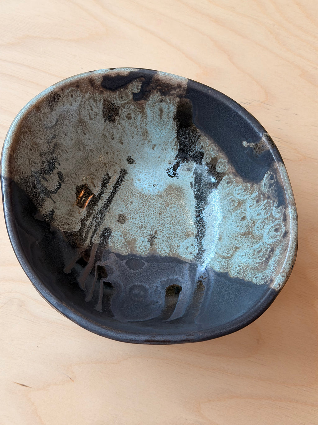 AM 7" Bowl in Marble Charcoal