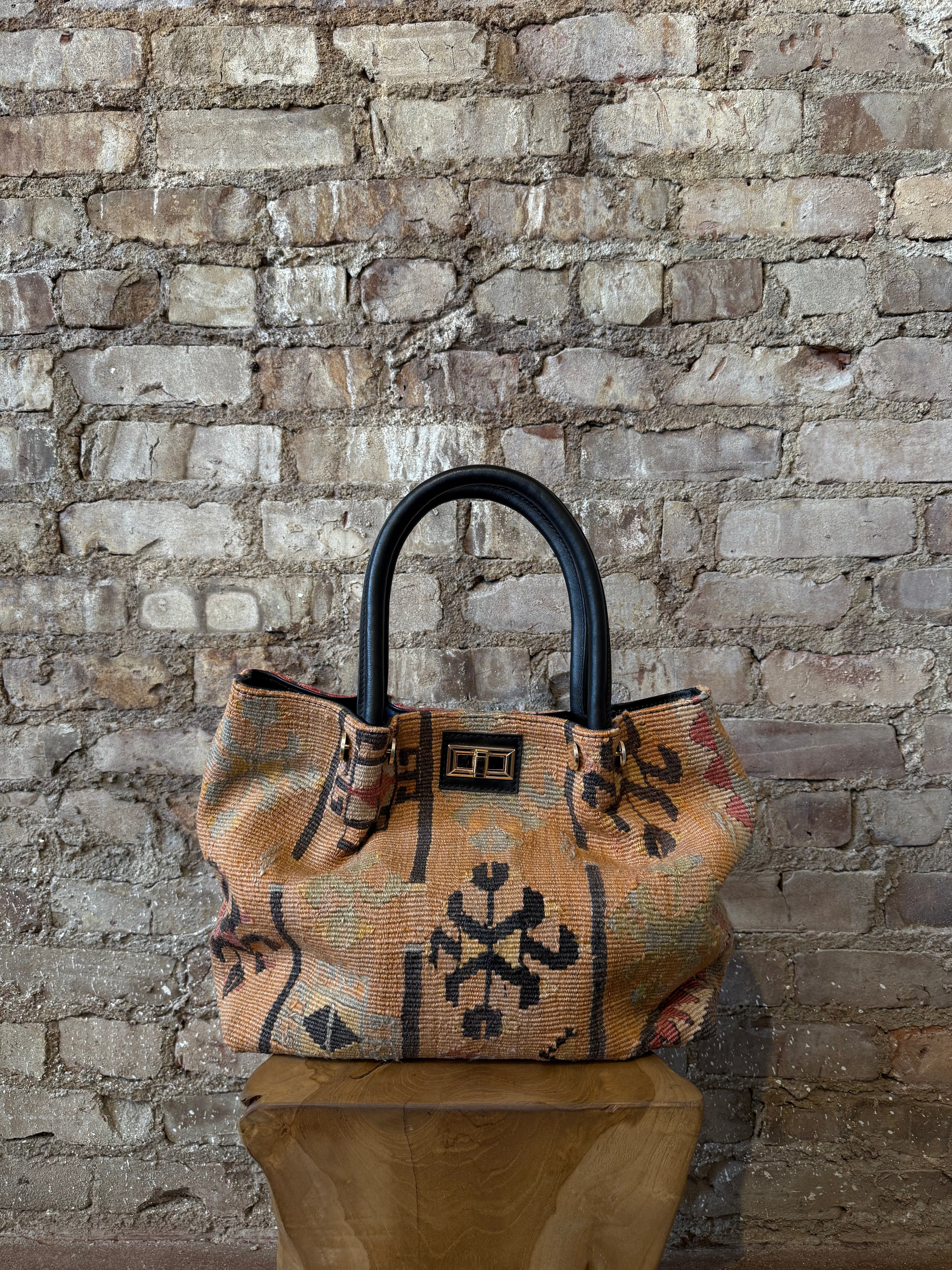 One-of-a-Kind Textile Purse