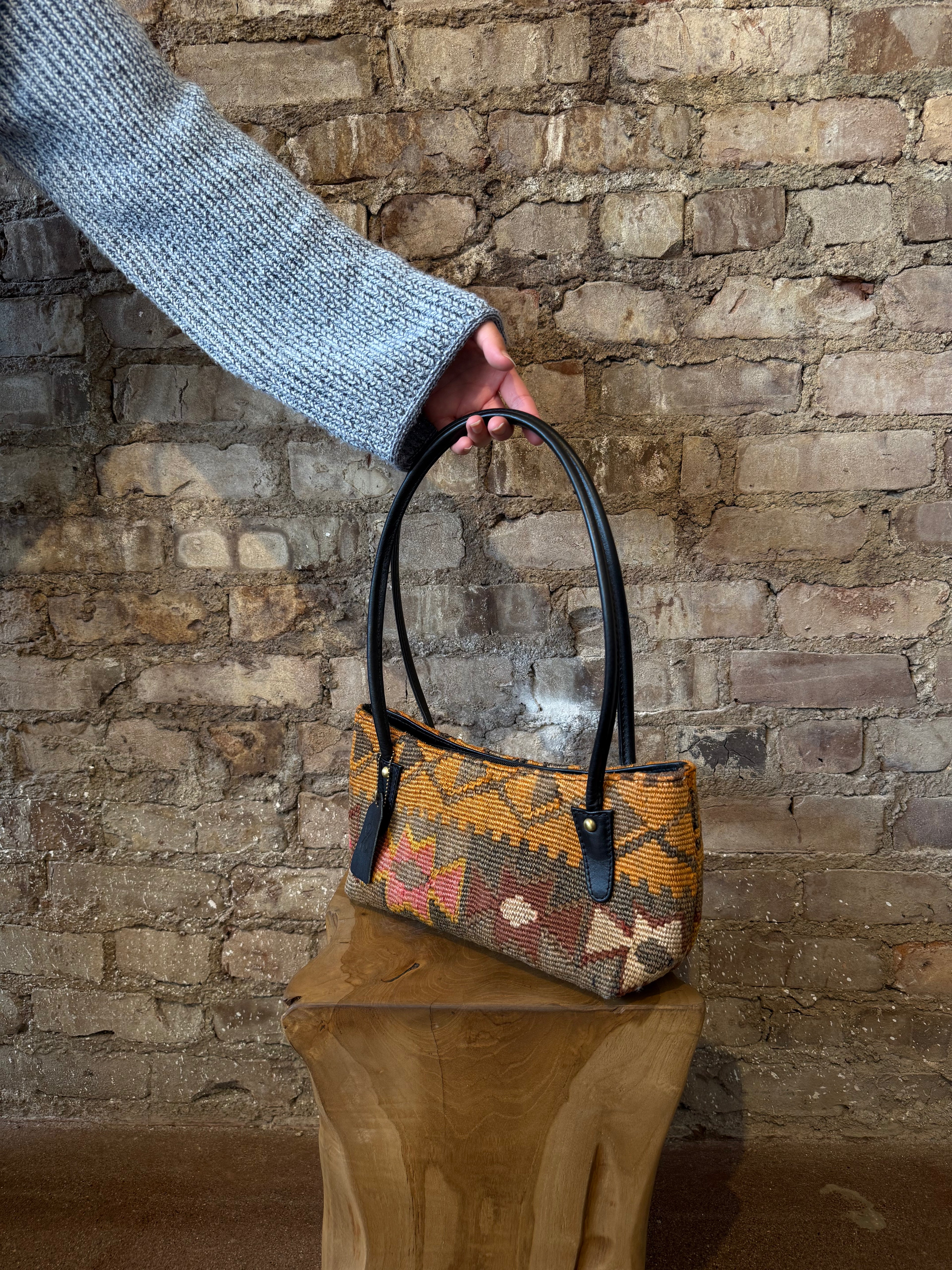 One-of-a-Kind Textile Purse