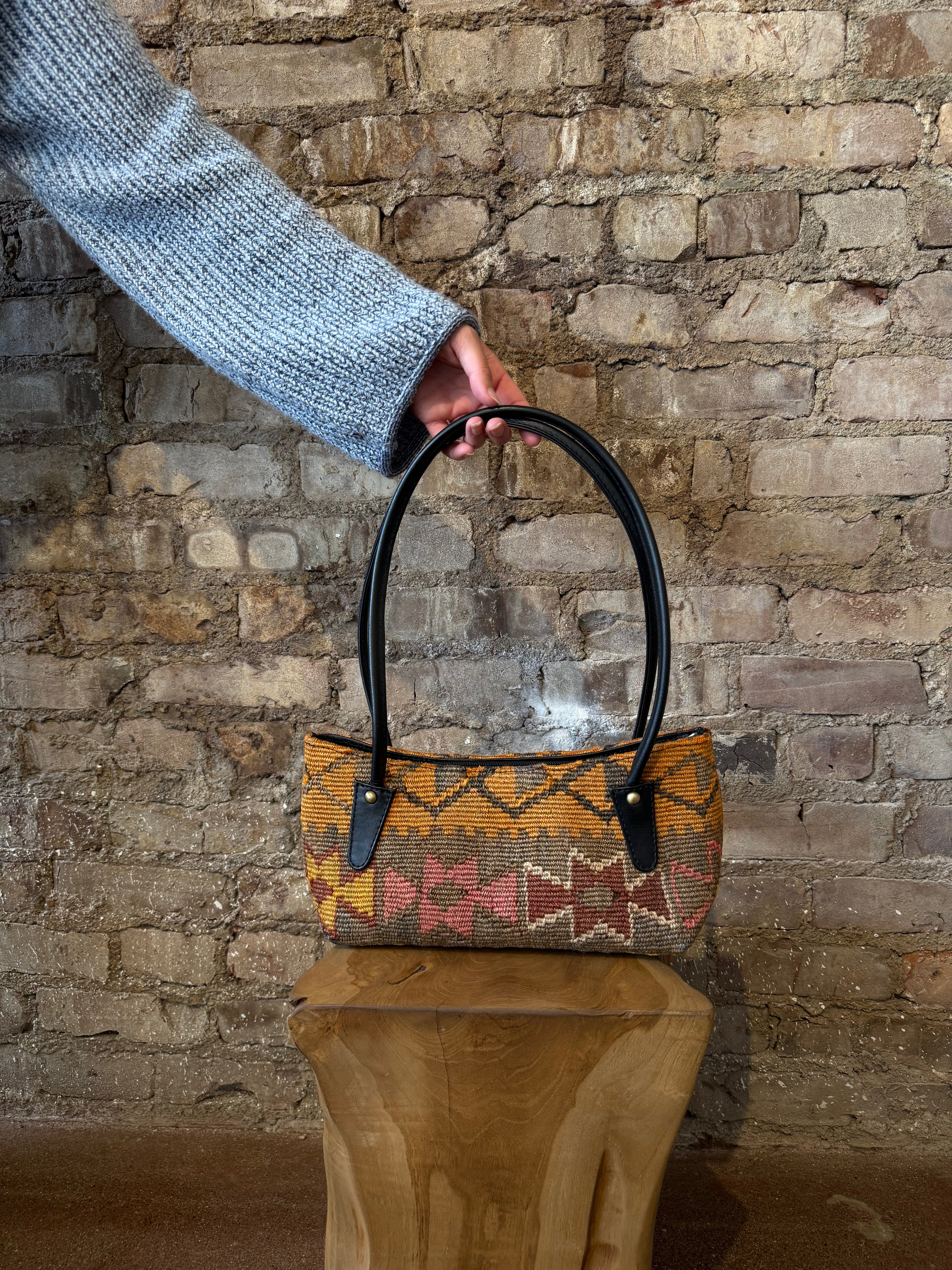 One-of-a-Kind Textile Purse