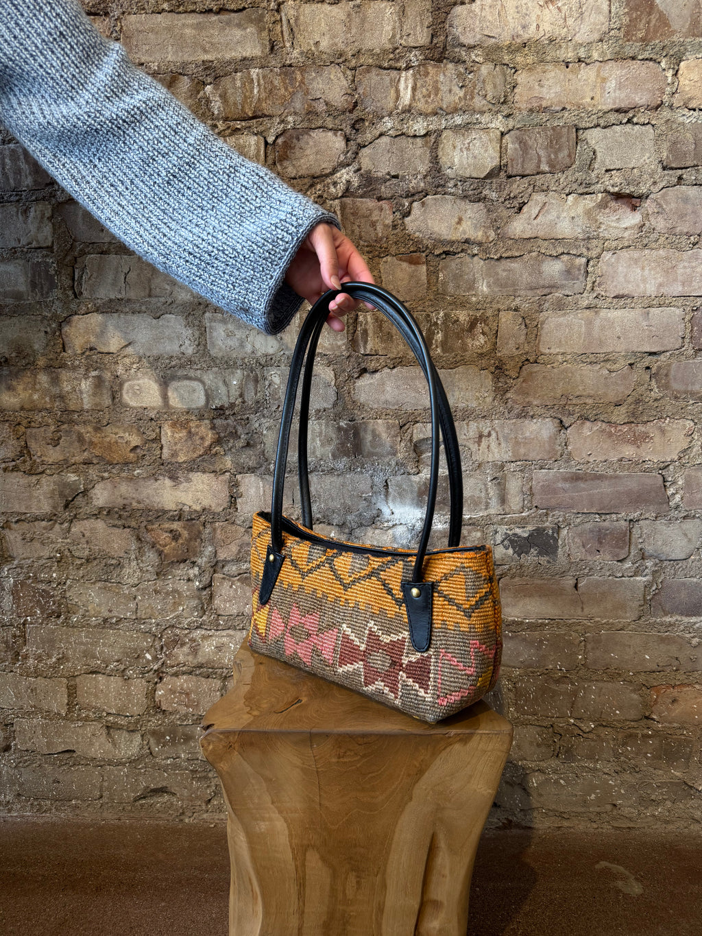 One-of-a-Kind Textile Purse