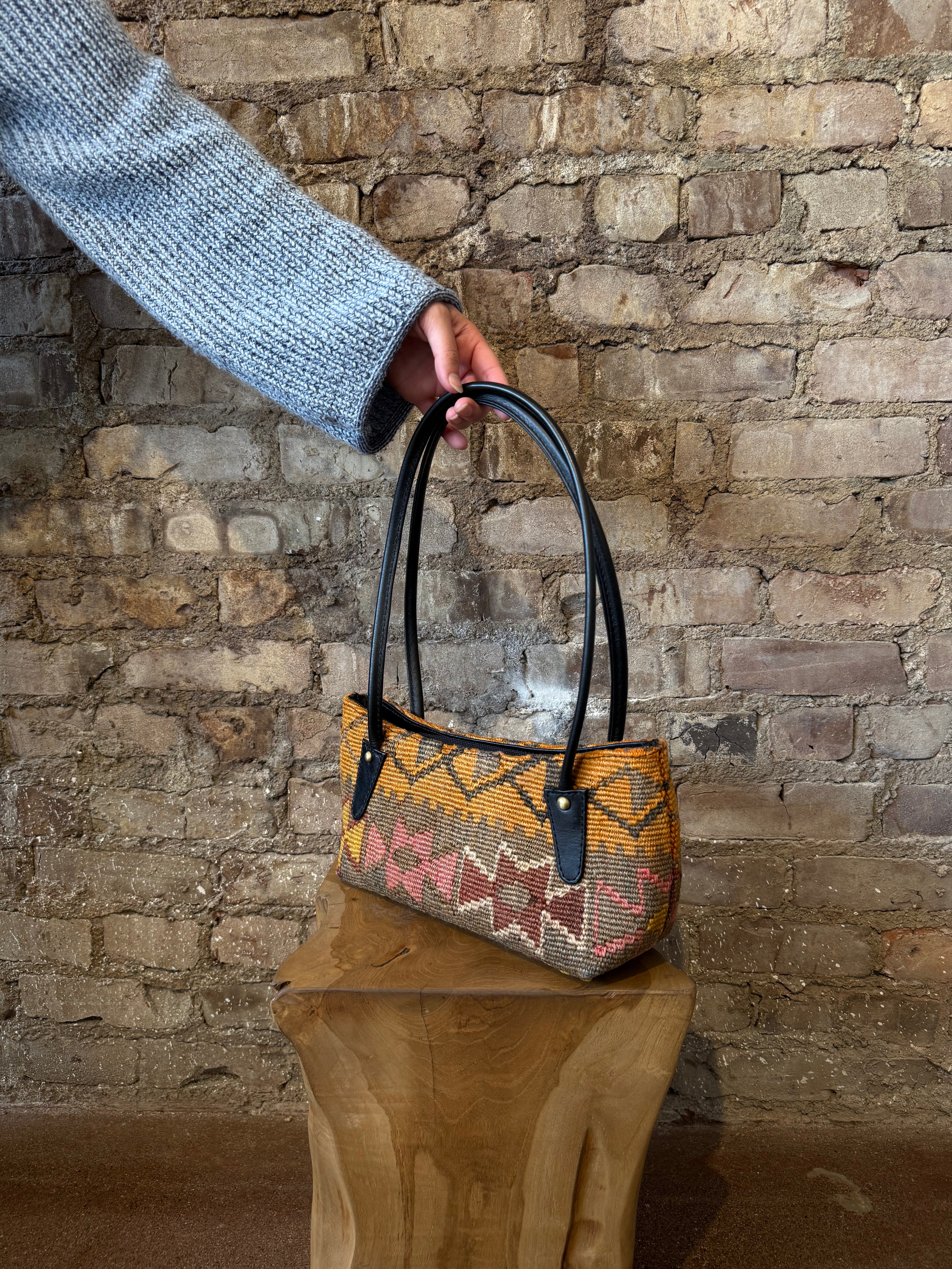 One-of-a-Kind Textile Purse
