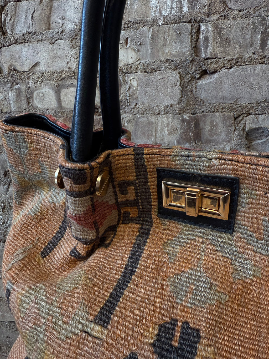 One-of-a-Kind Textile Purse
