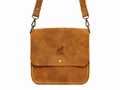 The Wolfpack Series Mail Bag - Crazy Horse Leather, Antique Brass Hardware