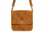 The Wolfpack Series Mail Bag - Crazy Horse Leather, Antique Brass Hardware