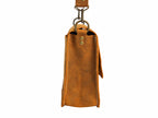 The Wolfpack Series Mail Bag - Crazy Horse Leather, Antique Brass Hardware