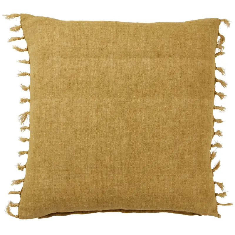 Jemina Linen Pillow - Olivenite