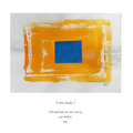 Original Color Studies on Raw Canvas by Rachel Barbera