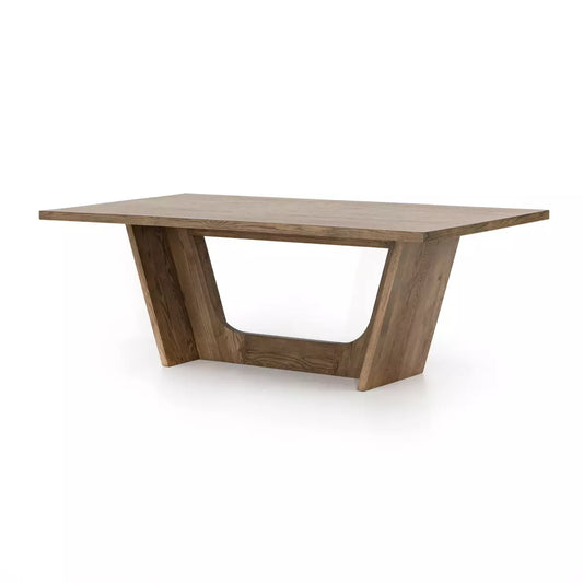 Pryor Dining Table-87" - Smoked Grey