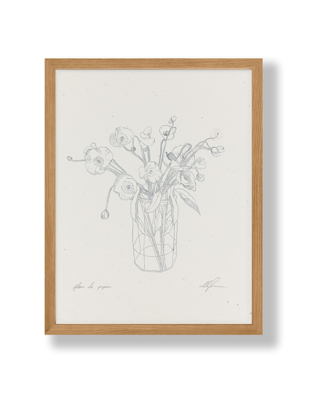 Fleurs de Papier Art Print