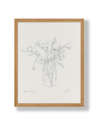 Fleurs de Papier Art Print