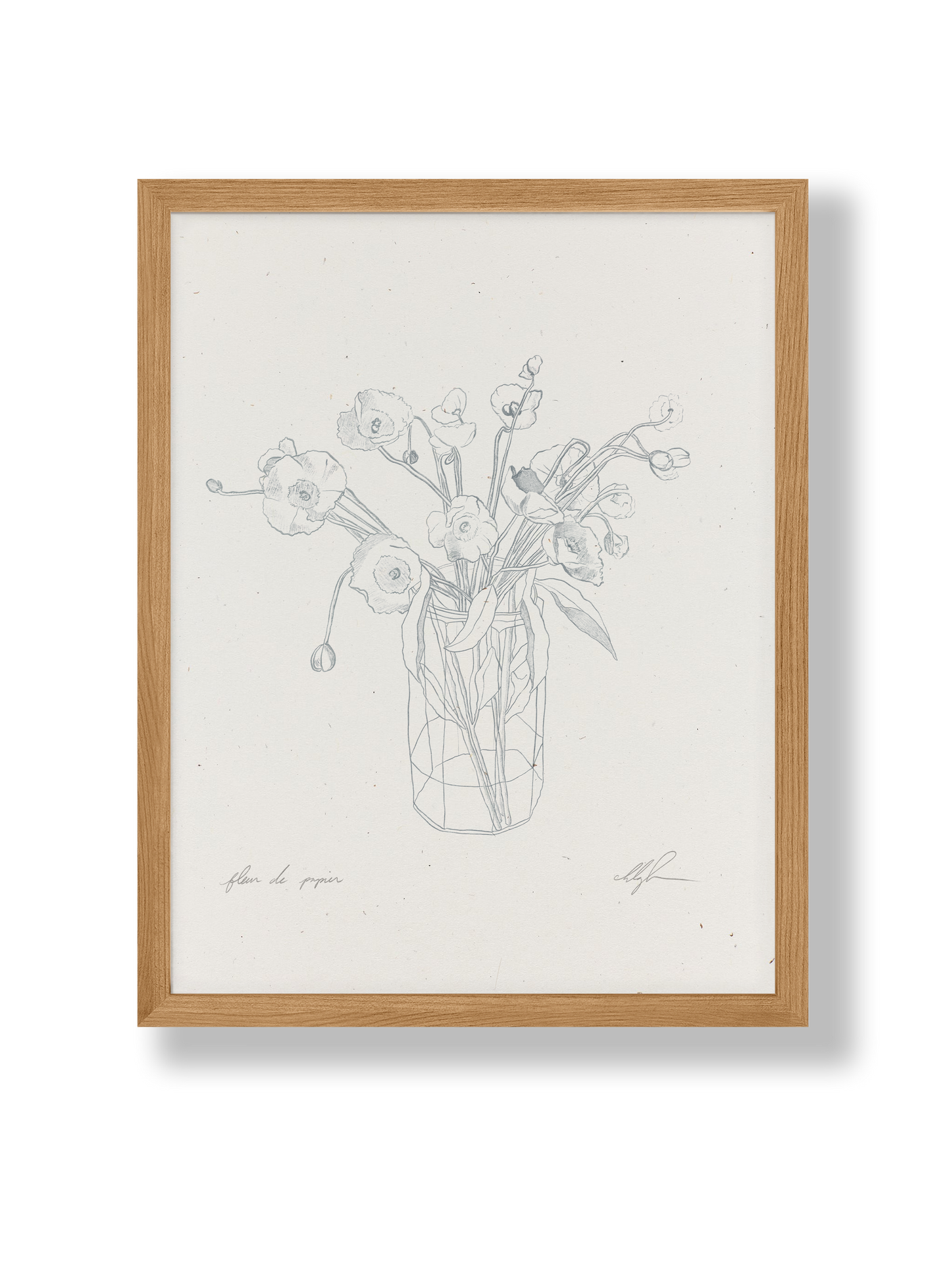 Fleurs de Papier Art Print