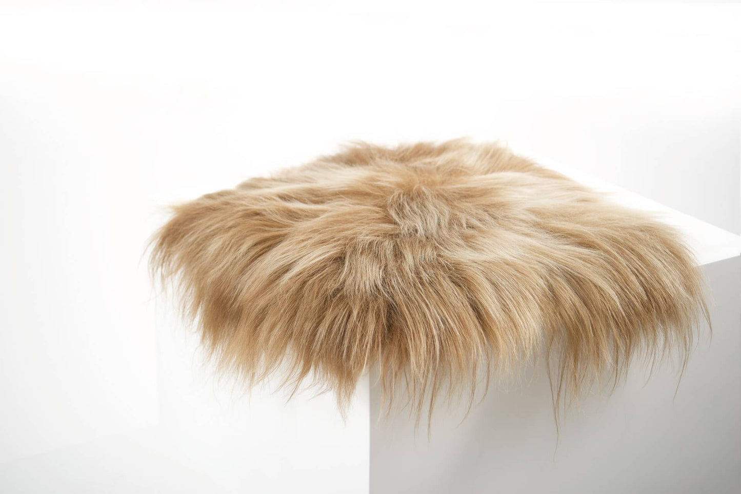 Brown Icelandic Sheepskin Chair Pad