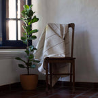 Línea Handloomed Cotton Blanket — Sepia