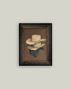 Stacked Hats Framed Art