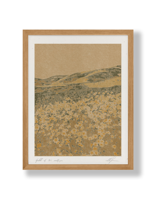 Field of 70's Art Print