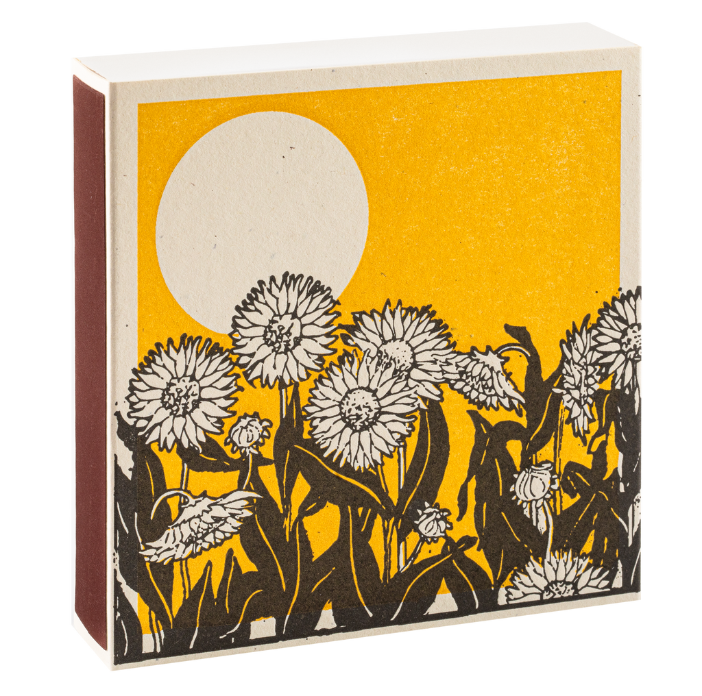 Sunflower Fields | Square - Safety Matches