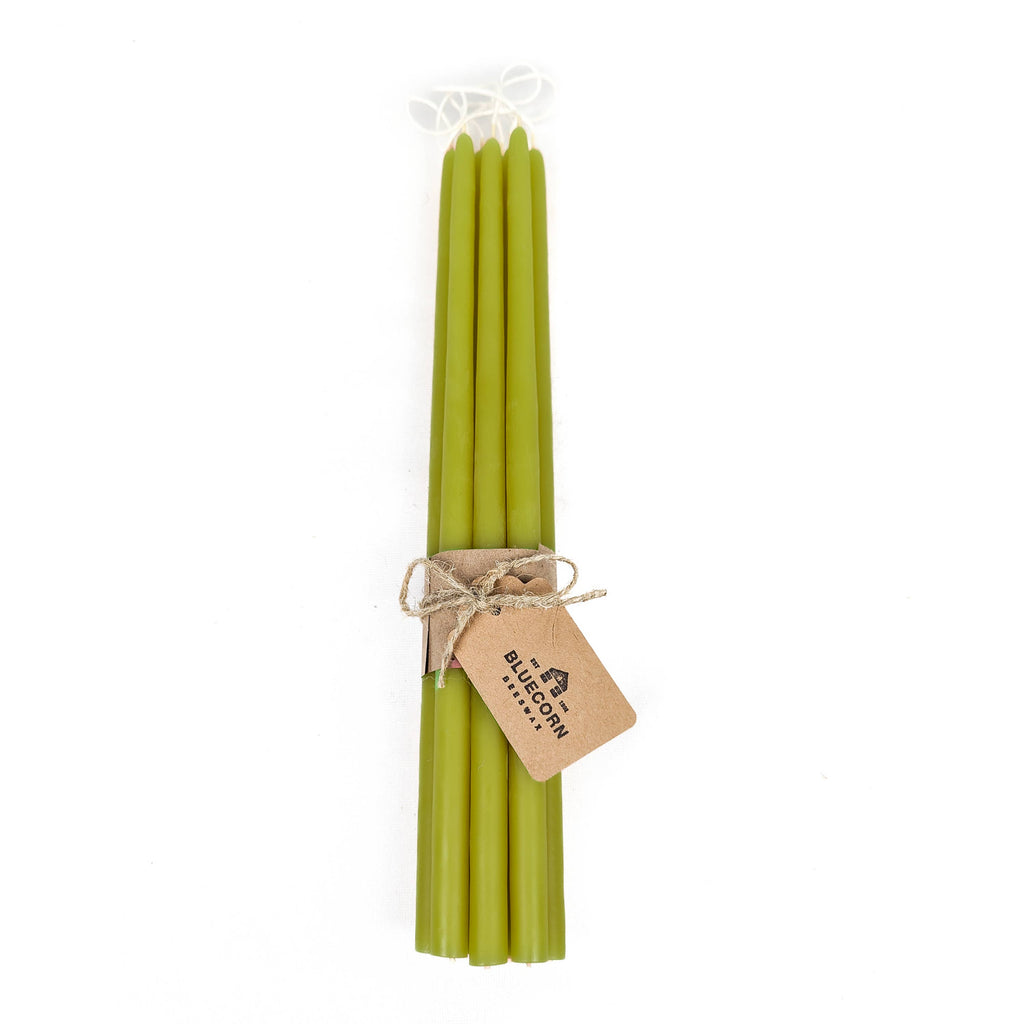 Thin Beeswax Taper Candles: Hand-Dipped in Colorado
