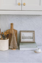Winter Fawn Framed Antique Art