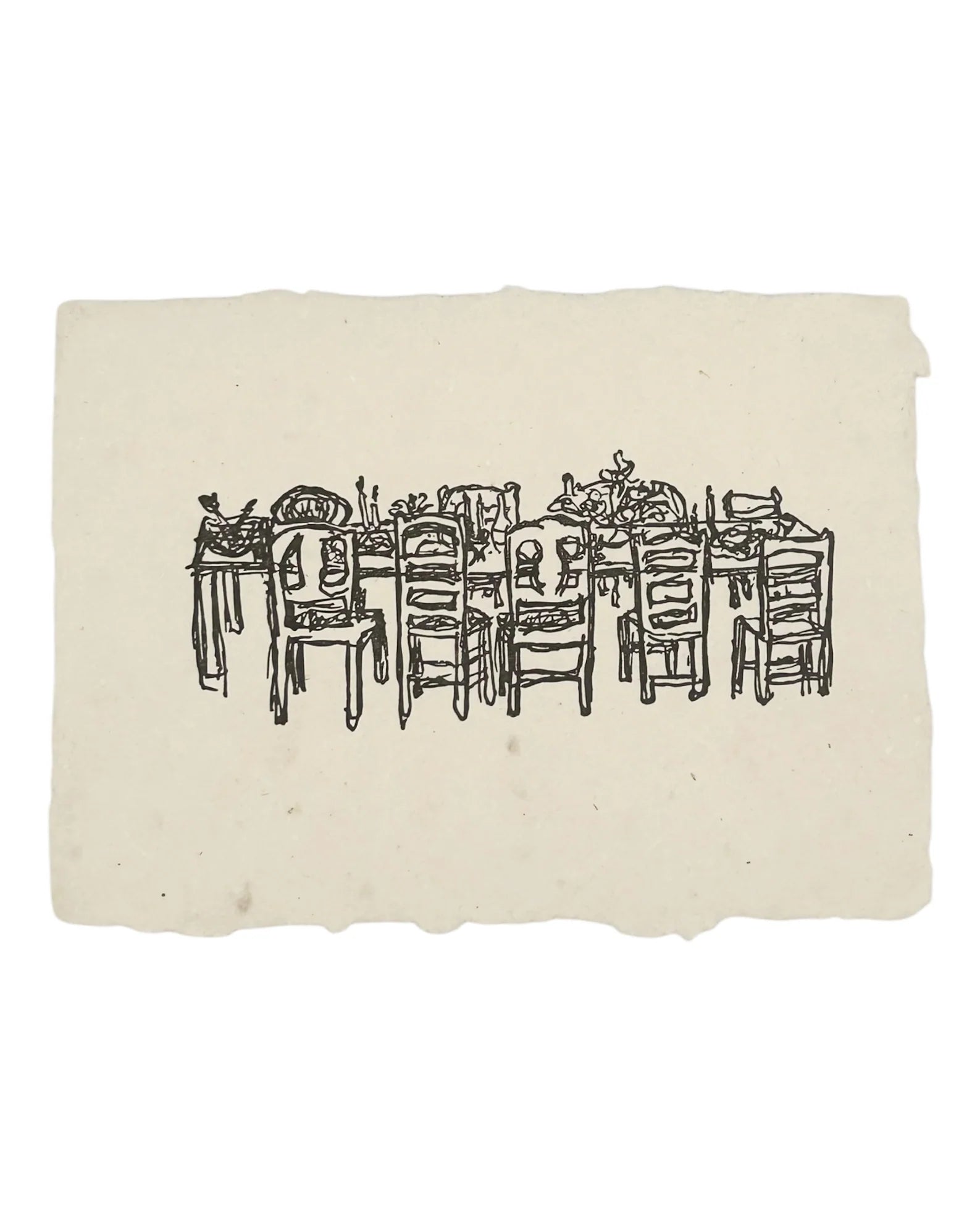 Banqueting Table Art Print